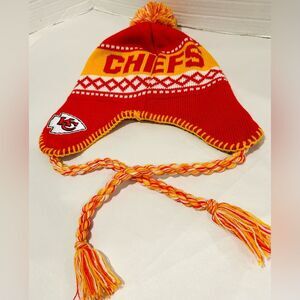 Kansas City chiefs unisex NFL tassel knit hat